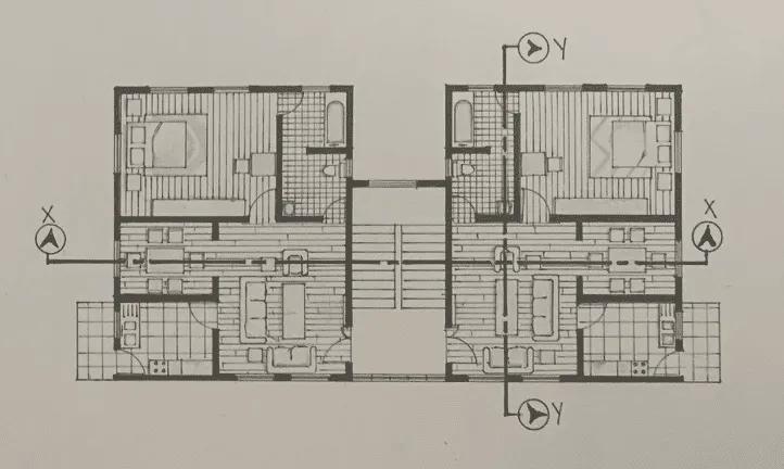 1-Bedroom Apartment (Presentation Drawing)